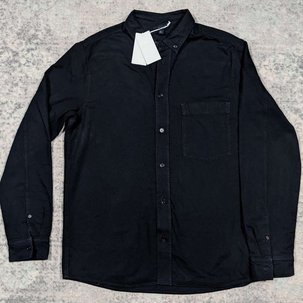 COS Black Denim Shirt L
